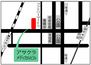 ギャラリー朝倉地図